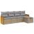 Set canapele de grădină, 5 piese, cu perne, bej, poliratan GartenMobel Dekor