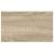 Rafturi perete suspendate 4 buc. alb/stejar 50x23x3,8cm MDF GartenMobel Dekor