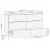 Bufet 2 pcs Finisaj Alb Spălat 60 x 33 x 75 cm GartenMobel Dekor