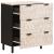 Bufet 2 pcs Finisaj Alb Spălat 60 x 33 x 75 cm GartenMobel Dekor