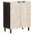 Bufet 3 pcs Finisaj Alb Spălat 180 x 33 x 75 cm GartenMobel Dekor