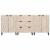 Bufet 3 pcs Finisaj Alb Spălat 180 x 33 x 75 cm GartenMobel Dekor
