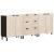 Bufet 3 pcs Finisaj Alb Spălat 180 x 33 x 75 cm GartenMobel Dekor