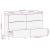 Bufet 2 pcs Finisaj Acacia Maro 60 x 33 x 75 cm GartenMobel Dekor