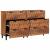 Bufet 2 pcs Finisaj Acacia Maro 60 x 33 x 75 cm GartenMobel Dekor