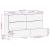 Bufet 2 pcs Maro 60 x 33 x 75 cm Lemn de mango solid GartenMobel Dekor