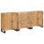 Bufet 3 pcs Maro 180 x 33 x 75 cm Lemn de mango solid GartenMobel Dekor