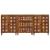 Bufet 3 pcs castan Lemn de mango solid GartenMobel Dekor