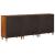 Bufet 3 pcs castan Lemn de mango solid GartenMobel Dekor