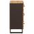 Bufet 2 pcs Maro 60 x 33 x 75 cm Lemn de mango solid GartenMobel Dekor