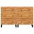 Bufet 2 pcs Maro 60 x 33 x 75 cm Lemn de mango solid GartenMobel Dekor