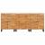 Bufet 3 pcs Maro 60 x 33 x 75 cm Lemn de mango solid GartenMobel Dekor