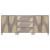 Set dulap baie cu sertar 3 pcs Gri și Aur 180 x 33 x 75 cm GartenMobel Dekor
