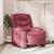 Fotoliu rabatabil electric, roșu vin, material textil GartenMobel Dekor