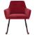 Scaun balansoar, roșu vin, catifea GartenMobel Dekor
