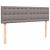 Pat otoman cu saltea Taupe 140x200 cm Stofa GartenMobel Dekor