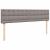 Cadru de pat otoman cu saltea Taupe 180x200cm Material GartenMobel Dekor