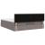 Cadru de pat otoman cu saltea Taupe 180x200cm Material GartenMobel Dekor