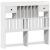 Cadru de pat fără saltea, alb, 135x190 cm, lemn masiv de pin GartenMobel Dekor