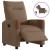 Fotoliu rabatabil electric, maro, material textil GartenMobel Dekor
