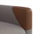 Fotoliu rabatabil electric, gri taupe, material textil GartenMobel Dekor
