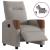 Fotoliu rabatabil electric, gri taupe, material textil GartenMobel Dekor