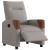 Fotoliu rabatabil electric, gri taupe, material textil GartenMobel Dekor