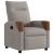 Fotoliu rabatabil electric, gri taupe, material textil GartenMobel Dekor