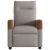 Fotoliu rabatabil electric, gri taupe, material textil GartenMobel Dekor