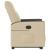 Fotoliu rabatabil cu ridicare pe verticală, crem, textil GartenMobel Dekor