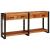 Mese consolă 2 pcs Maro 161 x 33 x 75 cm Lemn Solid de Acacia GartenMobel Dekor