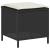 Set mobilier de grădină cu perne, 6 piese, negru, poliratan GartenMobel Dekor