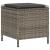 Set mobilier grădină cu perne, 6 piese, gri, poliratan GartenMobel Dekor