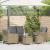 Set canapele de grădină cu perne, 6 piese, bej, poliratan GartenMobel Dekor