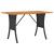 Set mobilier de grădină cu perne, 6 piese, negru, poliratan GartenMobel Dekor
