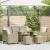 Set canapele de grădină cu perne, 6 piese, bej, poliratan GartenMobel Dekor
