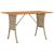 Set canapele de grădină cu perne, 6 piese, bej, poliratan GartenMobel Dekor
