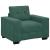 Set de canapea 3 pcs Verde închis 221 x 80 x 80 cm Catifea GartenMobel Dekor