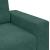 Set de canapea 3 pcs Verde închis 221 x 80 x 80 cm Catifea GartenMobel Dekor
