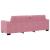 Set de canapea 3 pcs Roz 221 x 80 x 80 cm Catifea GartenMobel Dekor