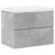 Set mobilier de baie, 2 piese, gri beton, lemn compozit GartenMobel Dekor