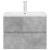 Set mobilier de baie, 2 piese, gri beton, lemn compozit GartenMobel Dekor