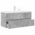 Set mobilier de baie, 2 piese, gri beton, lemn compozit GartenMobel Dekor