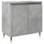 Set mobilier de baie, 3 piese, gri beton, lemn compozit GartenMobel Dekor
