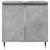 Set mobilier de baie, 3 piese, gri beton, lemn compozit GartenMobel Dekor
