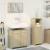 Set mobilier de baie, 3 piese, stejar sonoma, lemn prelucrat GartenMobel Dekor