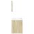 Set mobilier de baie, 3 piese, stejar sonoma, lemn prelucrat GartenMobel Dekor