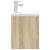 Set mobilier de baie, 2 piese, stejar sonoma, lemn prelucrat GartenMobel Dekor