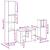Set mobilier de baie, 3 piese, stejar sonoma, lemn prelucrat GartenMobel Dekor