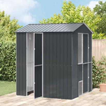 Cușcă pentru păsări Antracit 215 x 210 x 247 cm Oțel Galvanizat GartenMobel Dekor